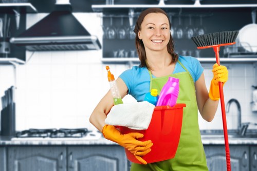 Office cleaning for a commercial property in Twickenham with reception and meeting rooms