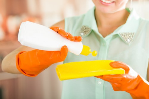 Kitchen and bathroom turnaround cleaning for a Twickenham short-let property