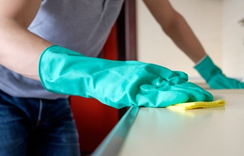 Local cleaners handling final sparkle cleaning in a Twickenham property