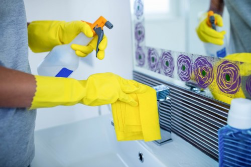 Carpet cleaning safety and equipment setup