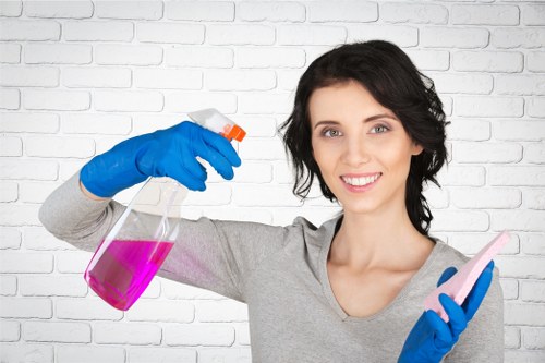 House cleaning visit in a Twickenham flat with local access considerations